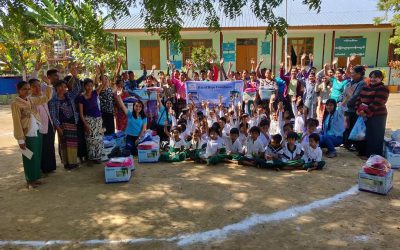 Ray Of Hope Foundation donated to No (11) primary school, letpadund Village December 19, 2019