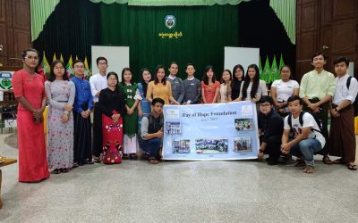 Youth Policy- Myanmar Introduction to University students at Dagon University sponsored Ray Of Hope Foundation